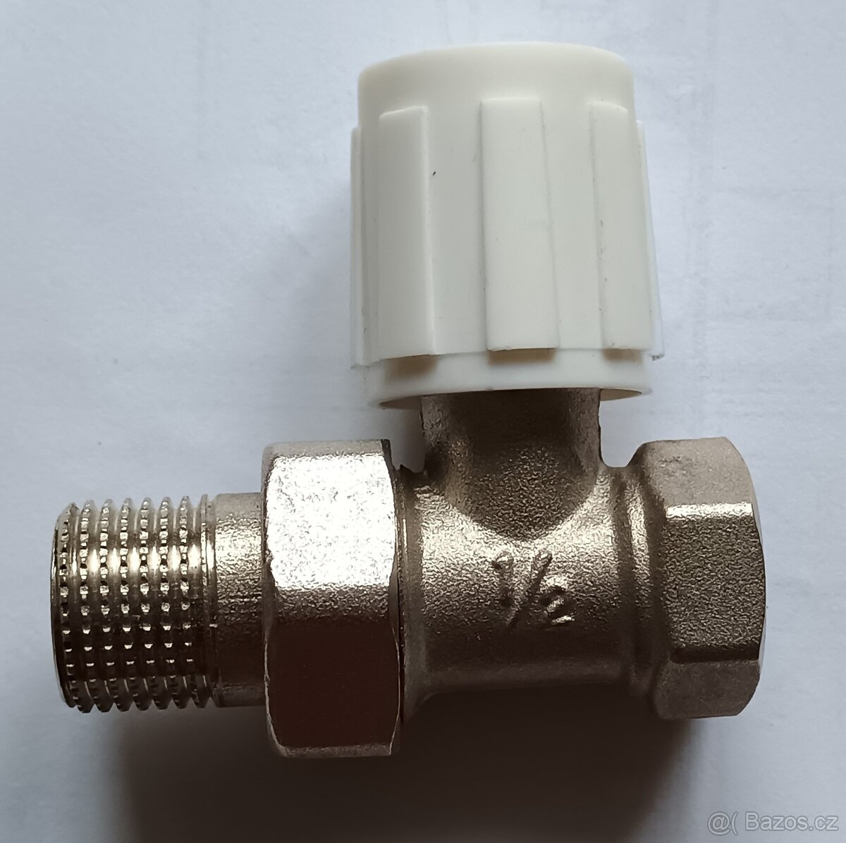 V&G 407D Radiátorový ruční ventil přímý DN15 - 1/2" jednore