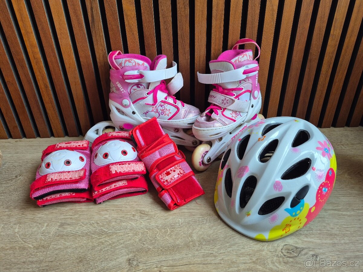 Dívčí In-line rostoucí brusle Tempish vel. 30-33