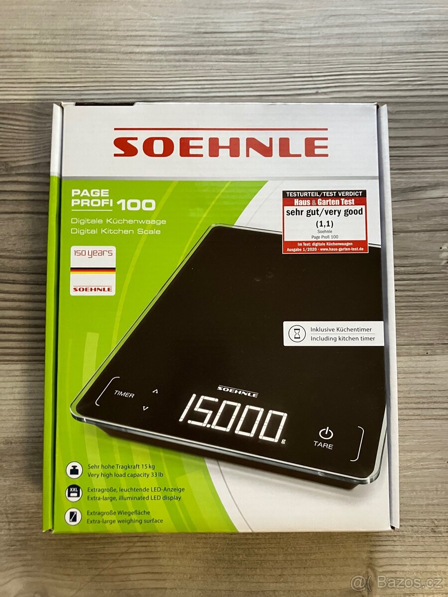 Digitální kuchyňská váha SOEHNLE