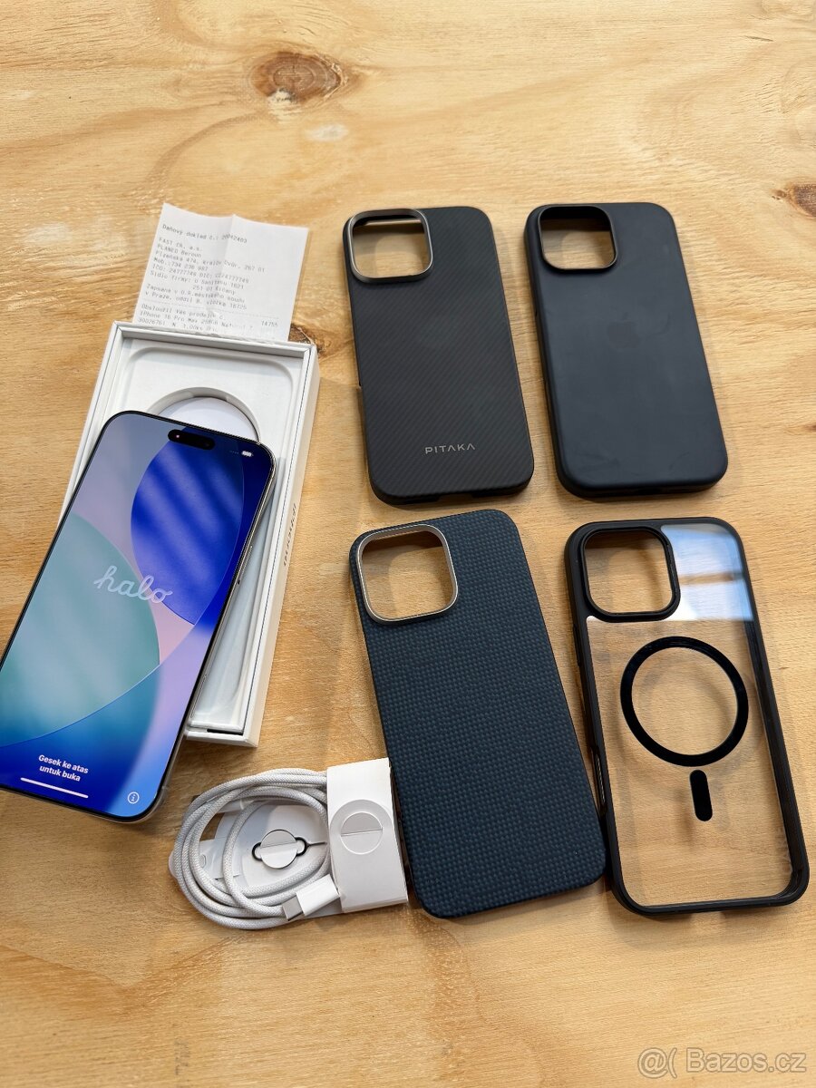 iPhone 16 Pro Max 256 GB – Přírodní Titan – jako nový