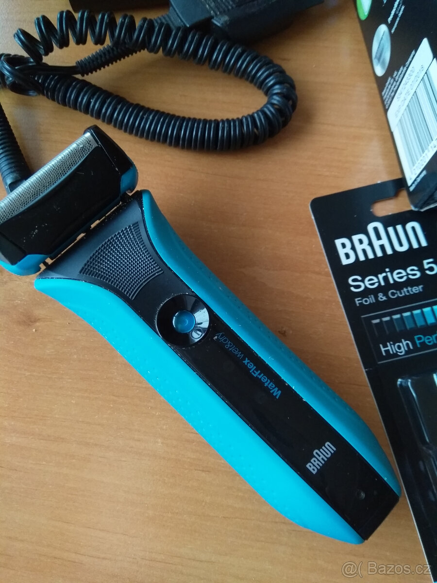 Holicí strojek Braun, 1rok používaný, voděodolný