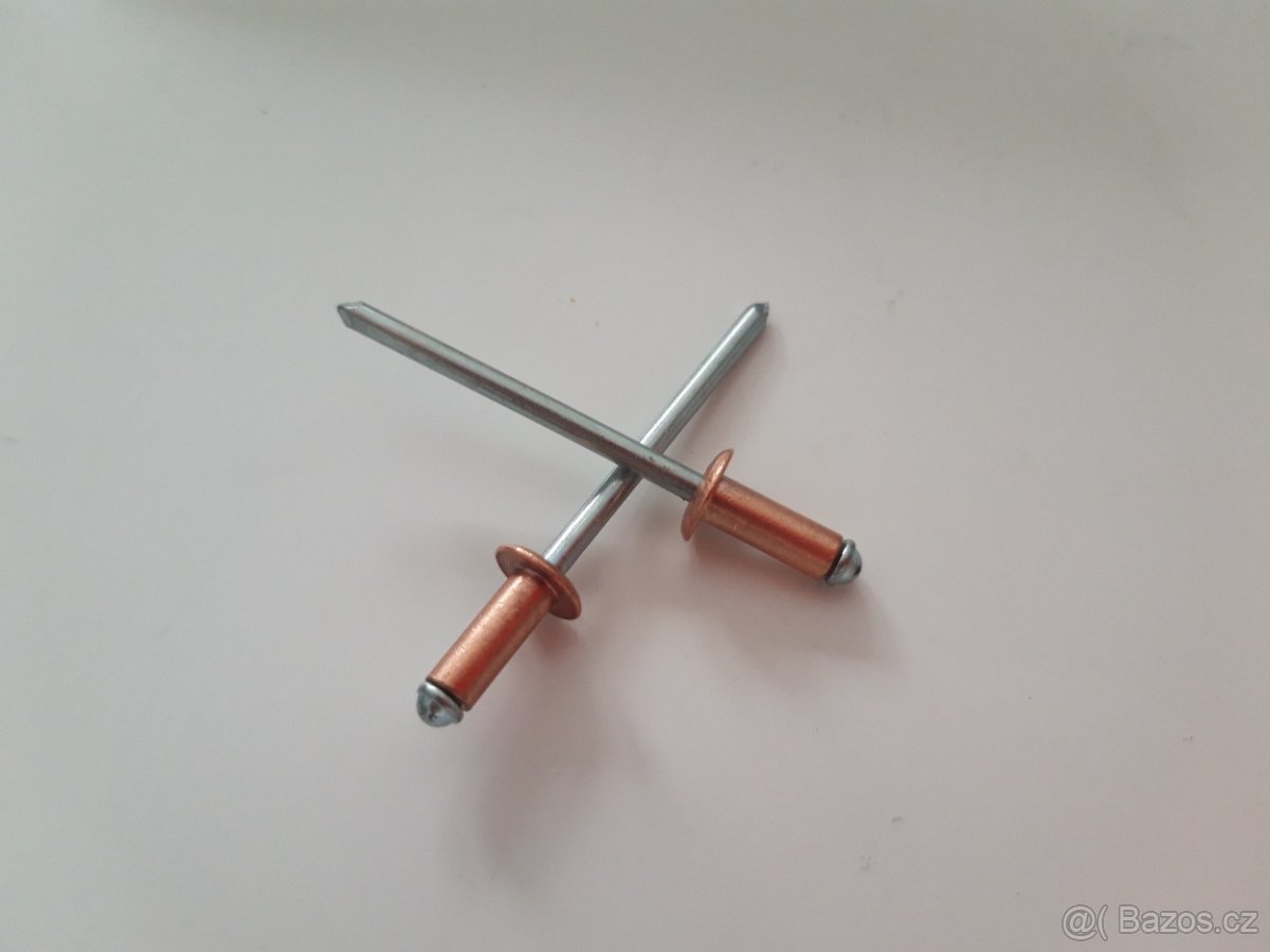 Trhací nýt měděný Cu/St 4,8x20