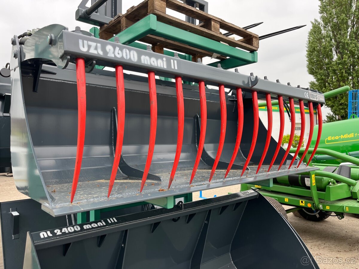 Lopata s přidržovačem Kramer UZL 2600 Mani II