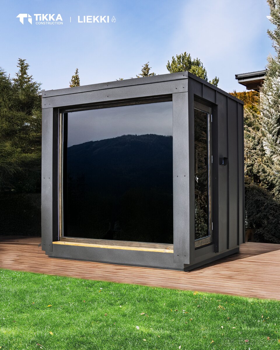 [Speciální nabídka] Zahradní sauna TIKKA model LIEKKI BLACK