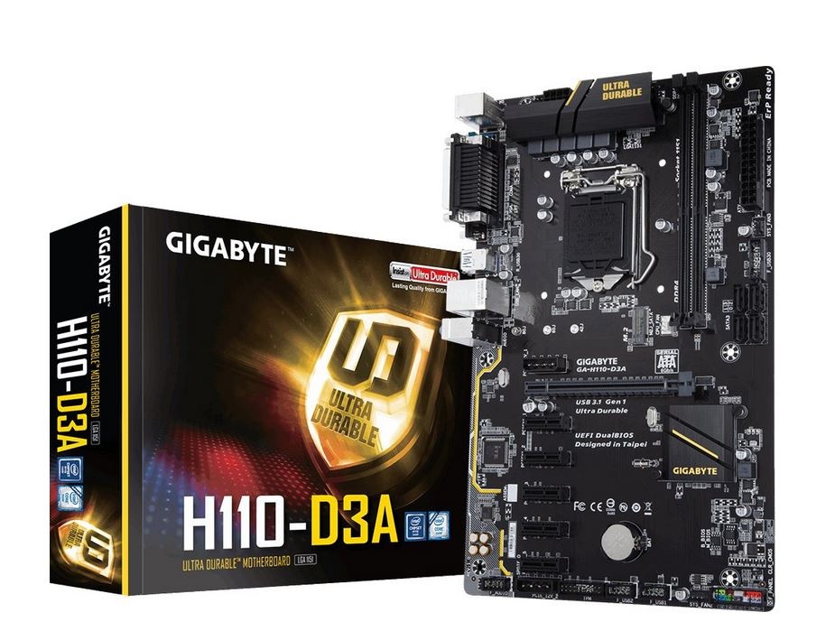Zakladní Deska GIGABYTE H110-D3A - Intel H110