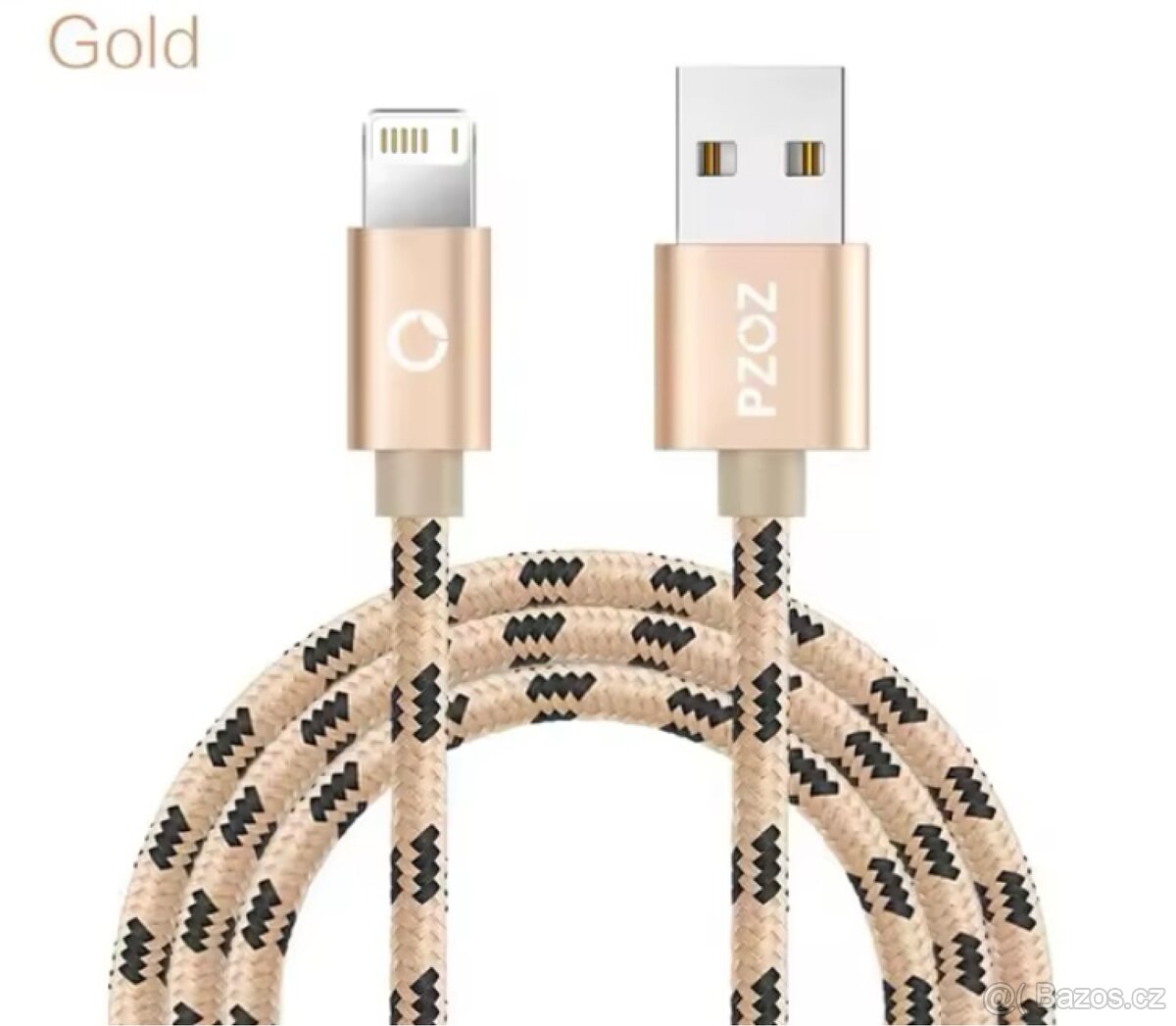 Kvalitní kabely iPhone USB - textilní povrch