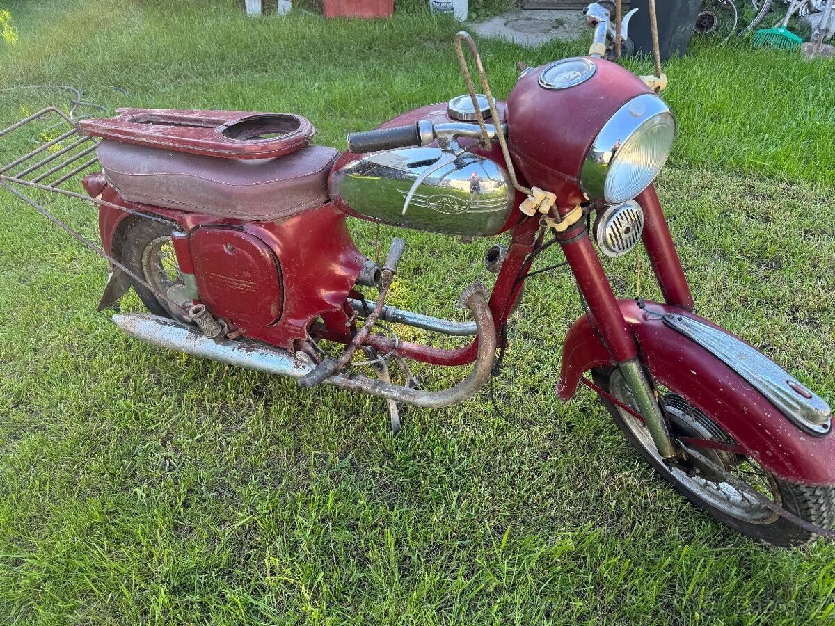 Jawa 250 / 353 - doklady, motor po GO