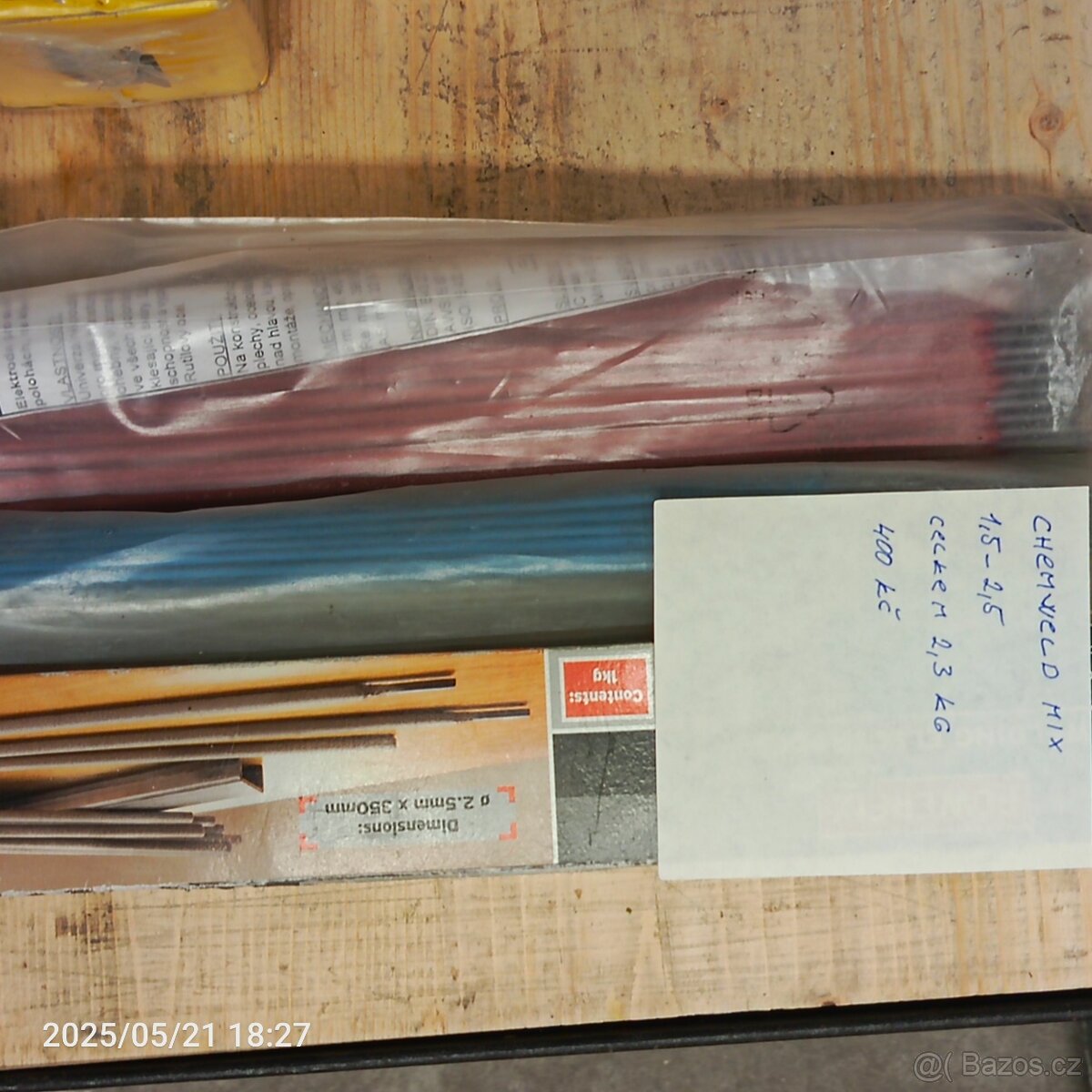 Elektrody chem weld , a elektrody Esab + trafosvářečka