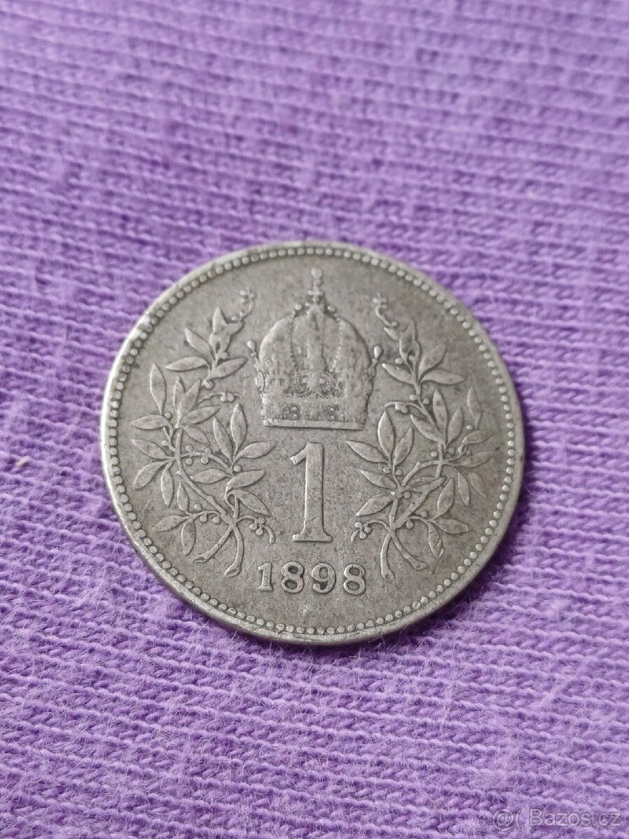 1 koruna 1898 bz FJI RU