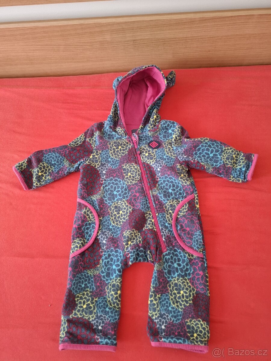 Fleecová kombinéza Pidilidi 9 - 12 měsíců