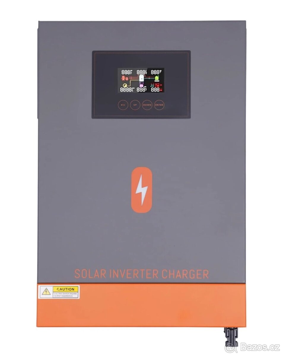 Hybridní střídač Solar 6200W Off Grid 48V DC na 230V AC