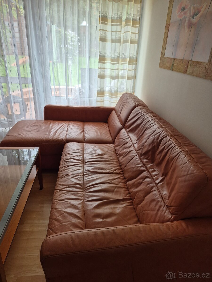 Kožená sedací souprava