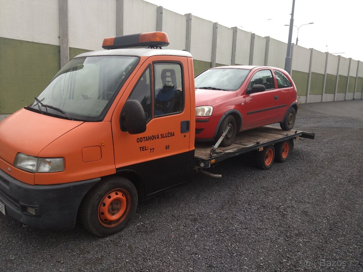 Odtahovka Fiat Ducato 2.8 94k nová stk