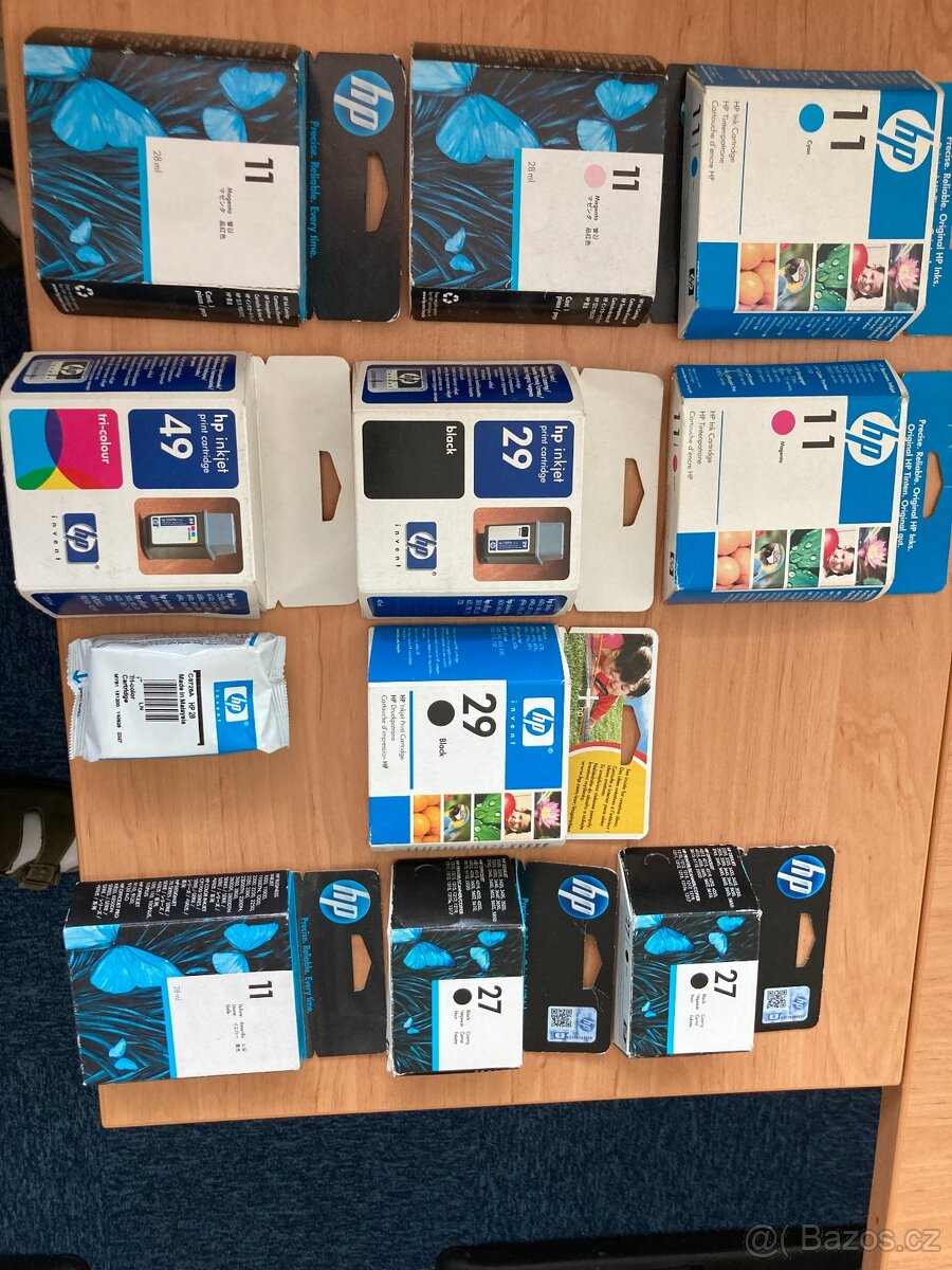 HP cartridge originál po 150,-Kč za kus
