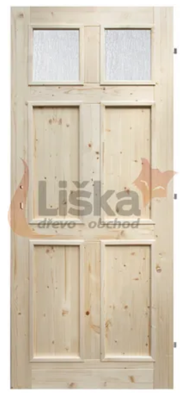 Smrkové dveře 60P