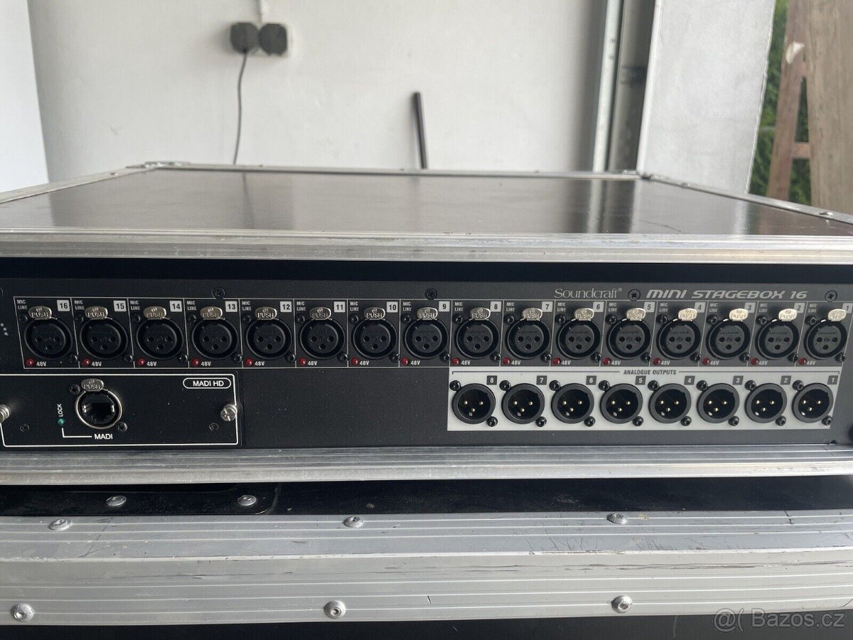 Soundcraft SI impact a Mini Stagebox CAT kabel 16 a 50 m