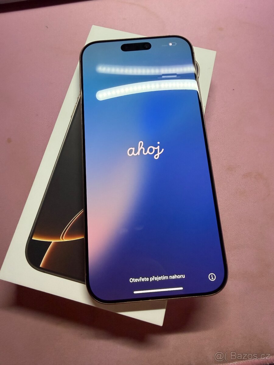 iPhone 16 PRO MAX, 512gb, 100% Baterie, Pouštní Titan