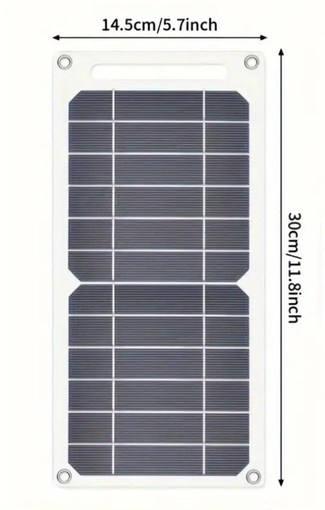 Solární panel 10W přenosný s USB portem - NOVÝ