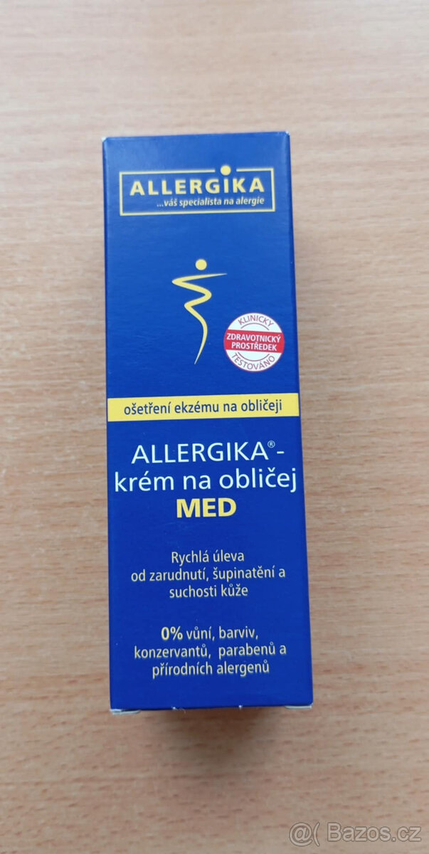 Nový, v orig. balení, Allergika krém na obličej MED, 50 ml