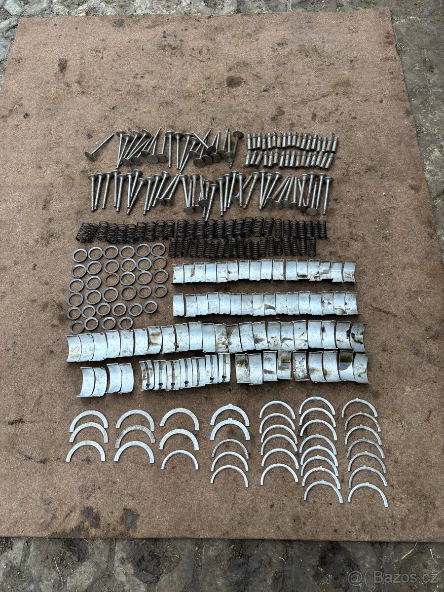 Ventil, vodítko, ložisko