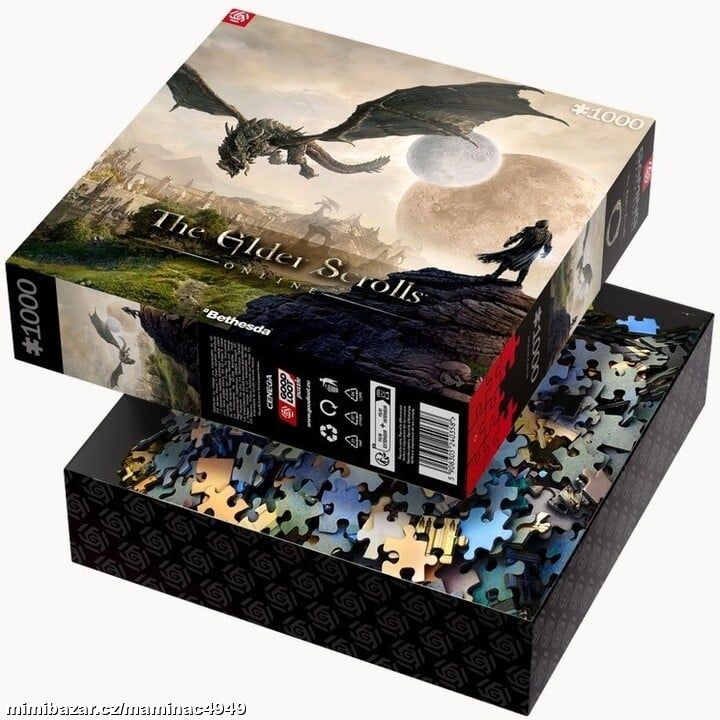 Prodám nové Puzzle The Elder Scrolls -1000 dílků PC 499,-kč