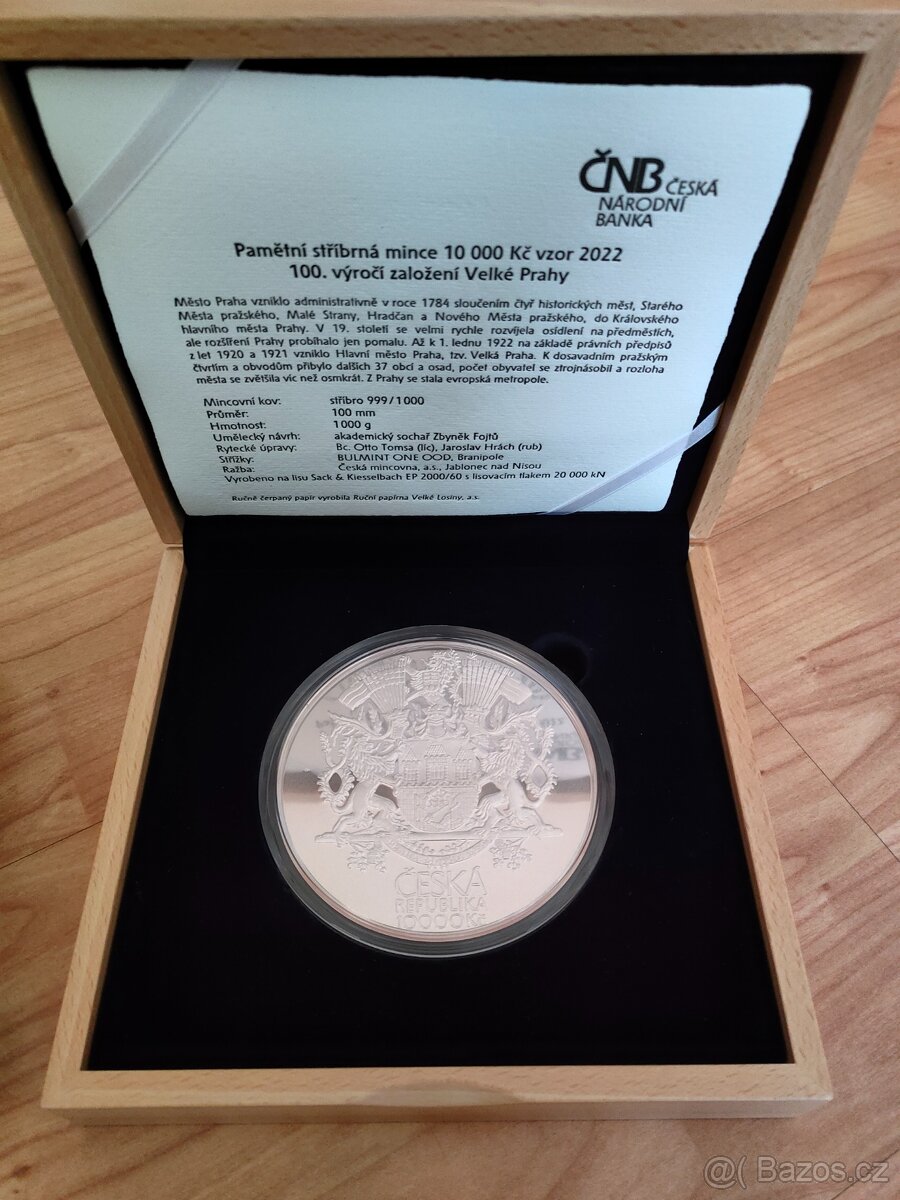 Velká Praha 10.000,- Kč 2022