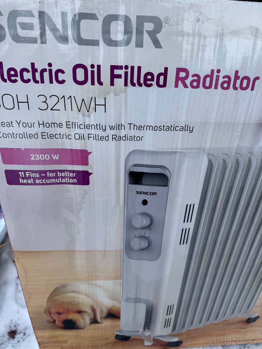 Sencor SOH 3211 WH radiátor olejový bílý