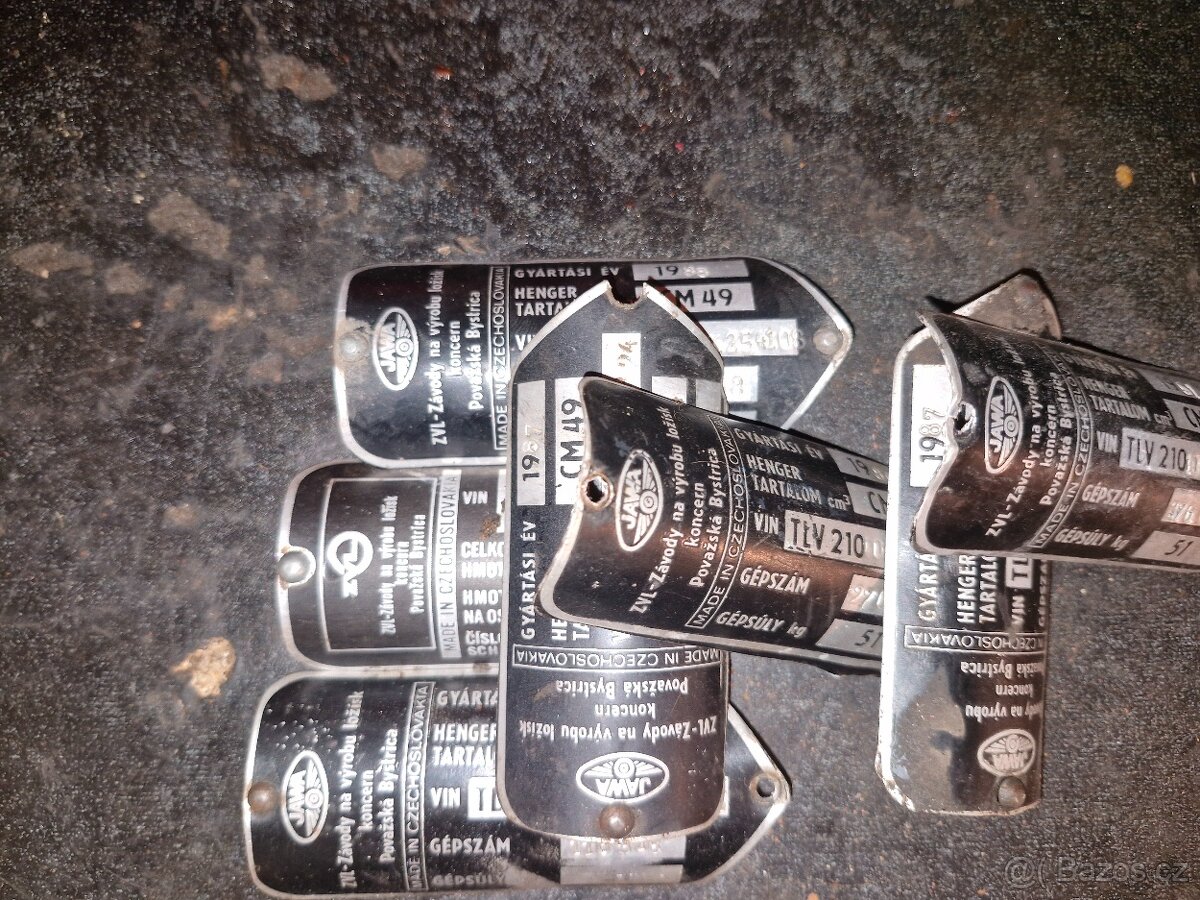 Štítek babetta 210 originální