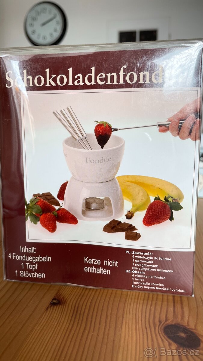 KERAMICKÝ SET PRO FONDUE PRO 4 OSOBY
