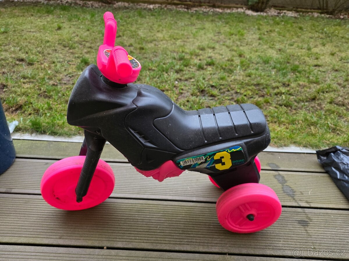 Odrážedlo Enduro - růžové