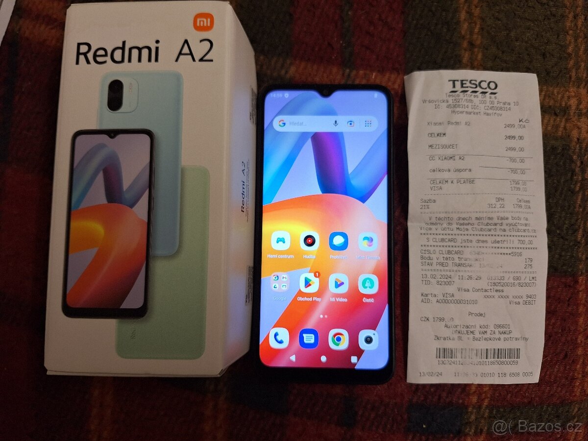 Xiaomi Redmi A2 2/32 GB, záruka