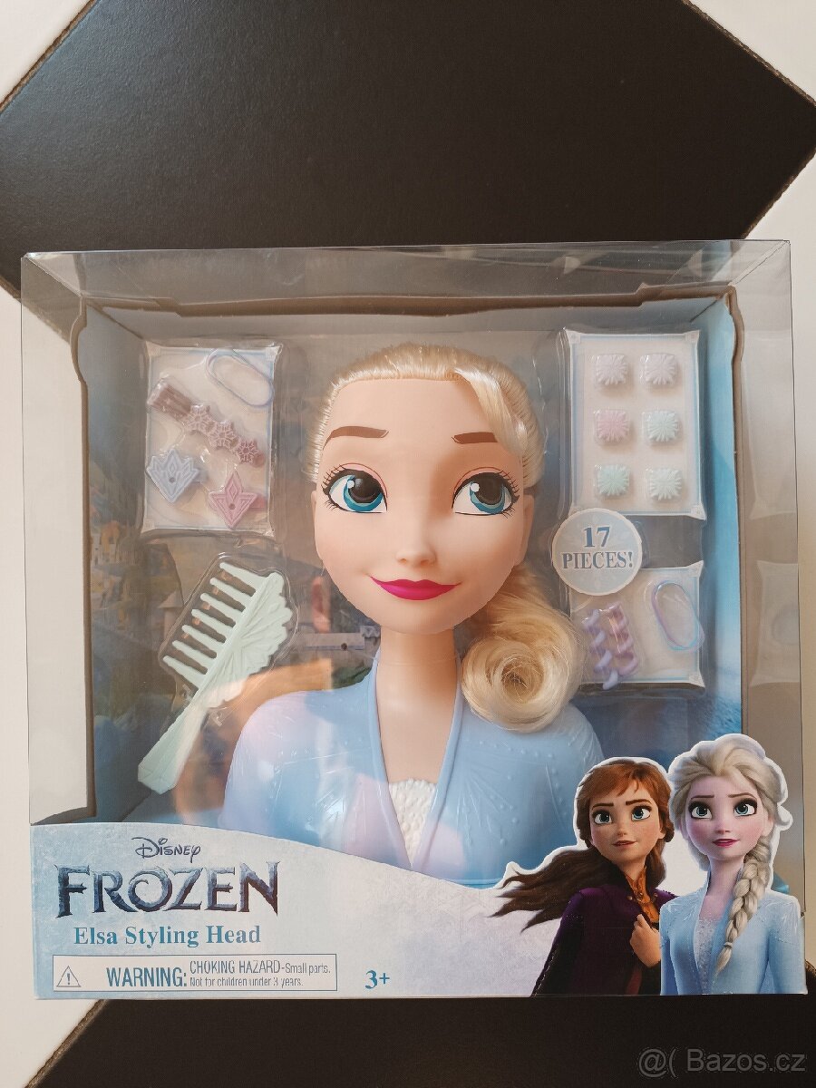 Frozen česací hlava Elsa