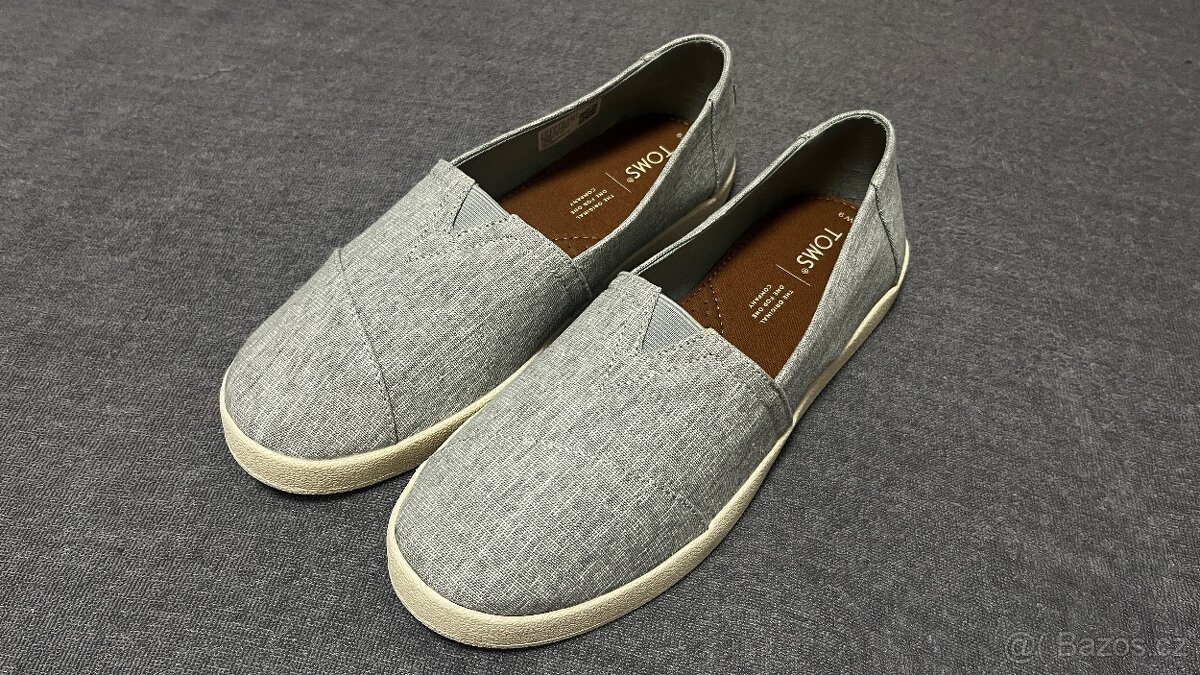 Šedé Toms espadrilky