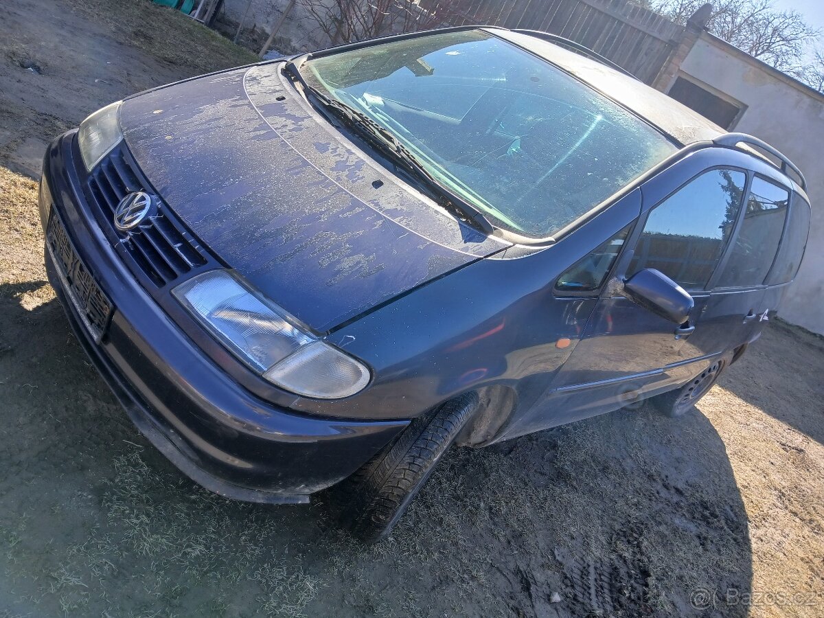 Vw sharan 1.9.tdi 81kw Afn ,bez TP, NOVÁ SPOJKA, .