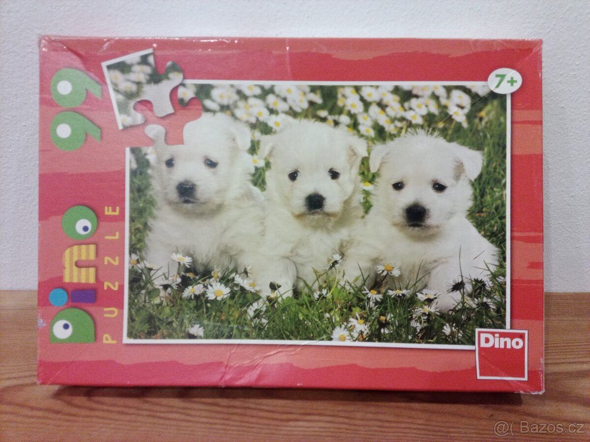 DINO PUZZLE ŠTĚNÁTKA - 99 DÍLKŮ - 26.4 x 18.1 cm