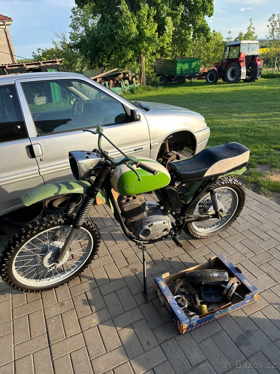 Čz 175 - stavba + díly