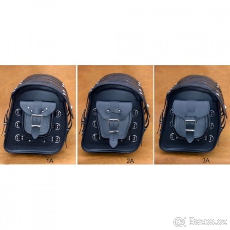 Kožená kapsa pro kufry s cvokama/ bez cvoků