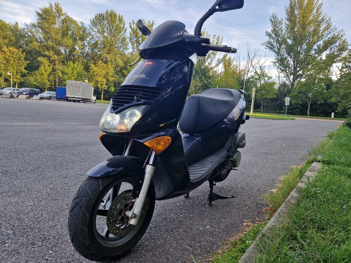 Skútr 125ccm Aprilia Leonardo 9kw 24 500 km