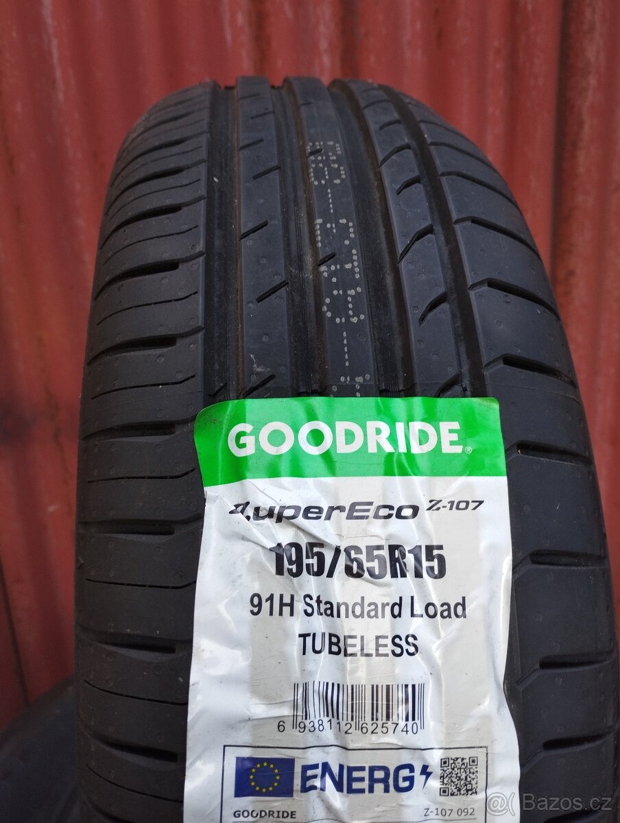 195/65 R15 91H Goodride - letní, 2 kusy - NOVÉ