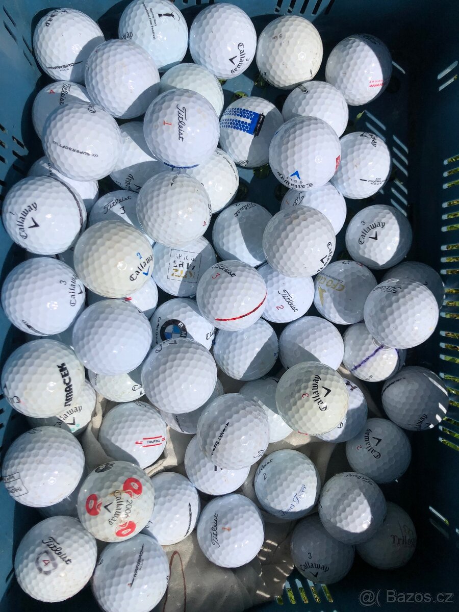 Golfové micky- callaway a titleist