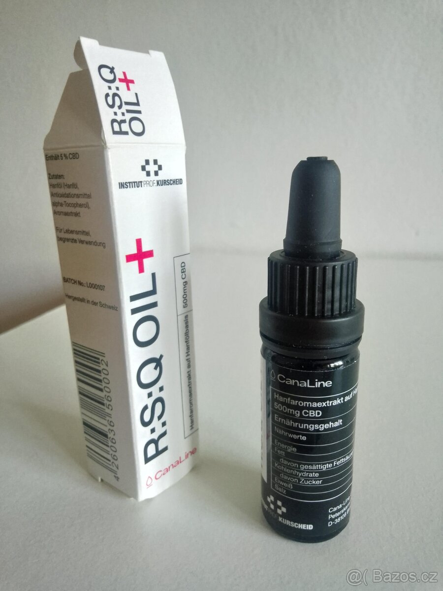 Konopný CBD olej R: S: Q 5% FullSpectrum