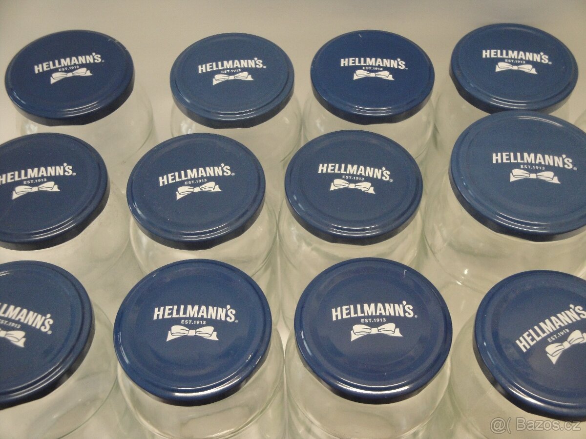 Zavařovací sklenice 400 ml, středně velké Hellmans