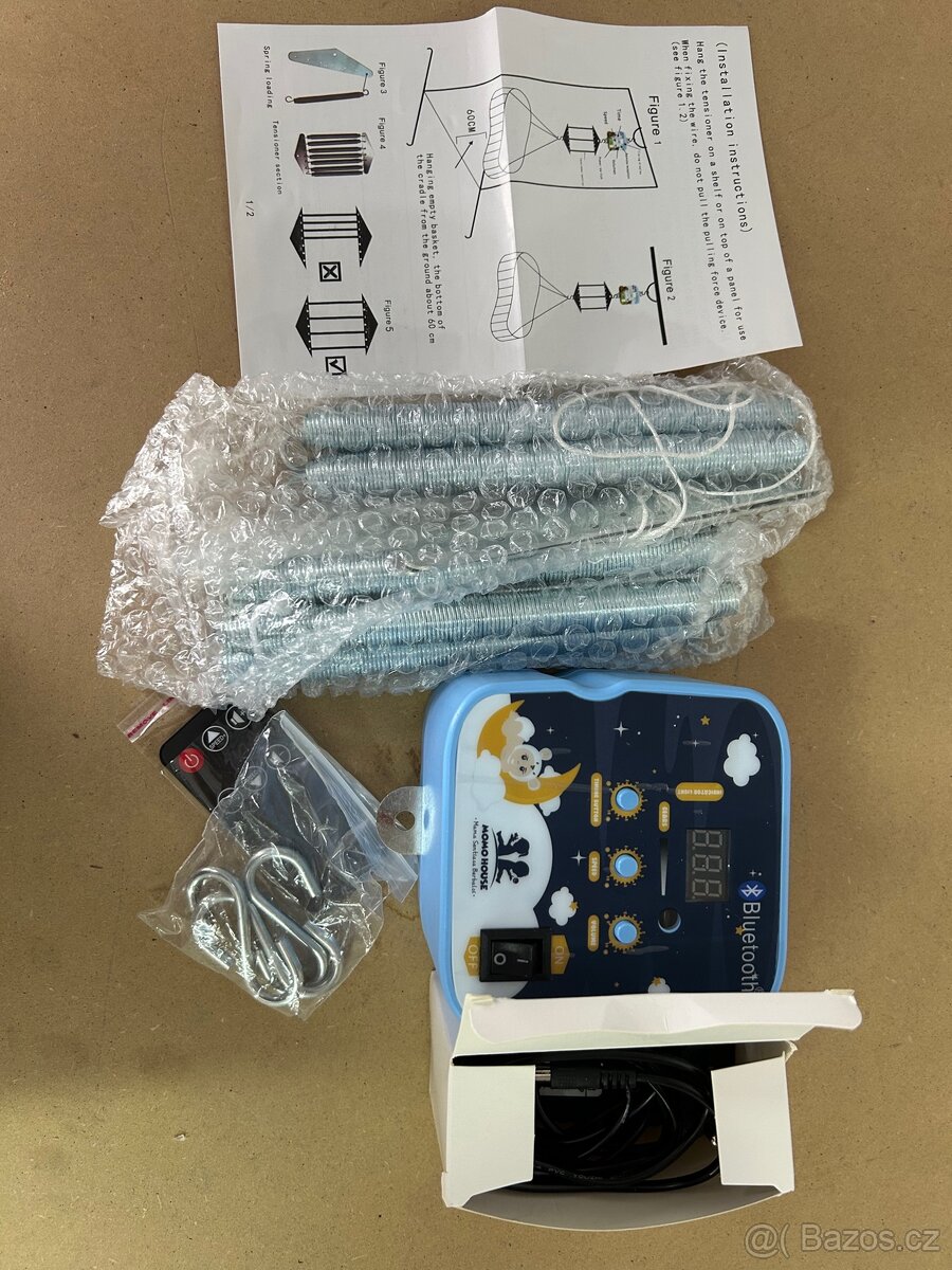 Elektronická dětská pružinová kolébka