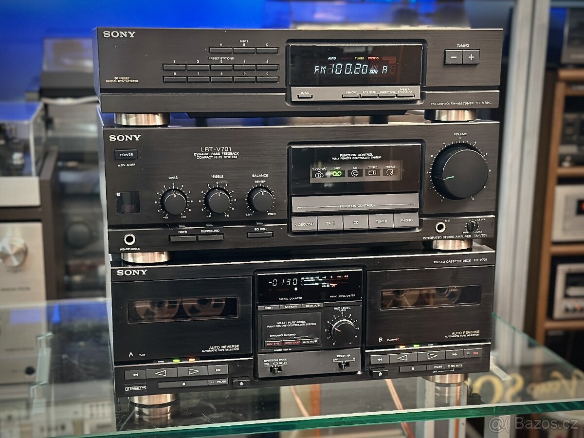 SONY LBT-V701 (r.1989) po celkovém servisu, záruka