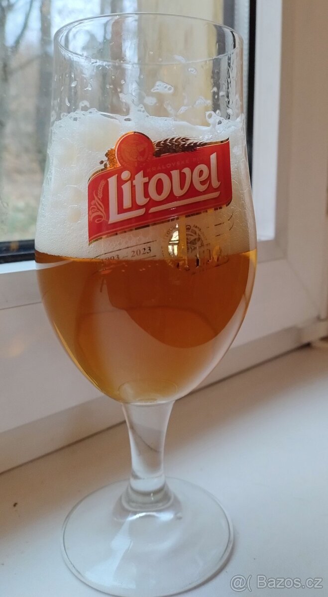 Litovel 130 let, sklenice