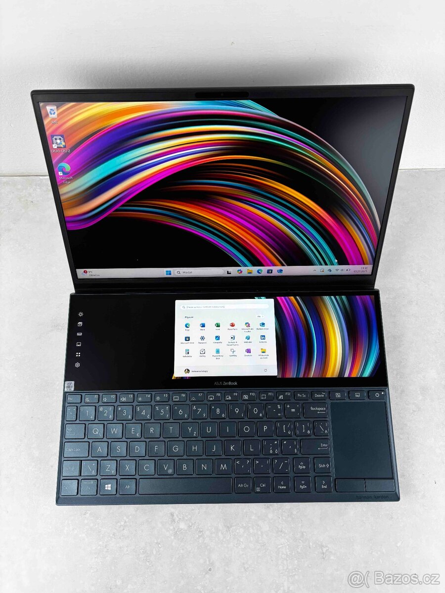 Notebook Asus Zenbook Duo UX481F, dotykový druhý displej