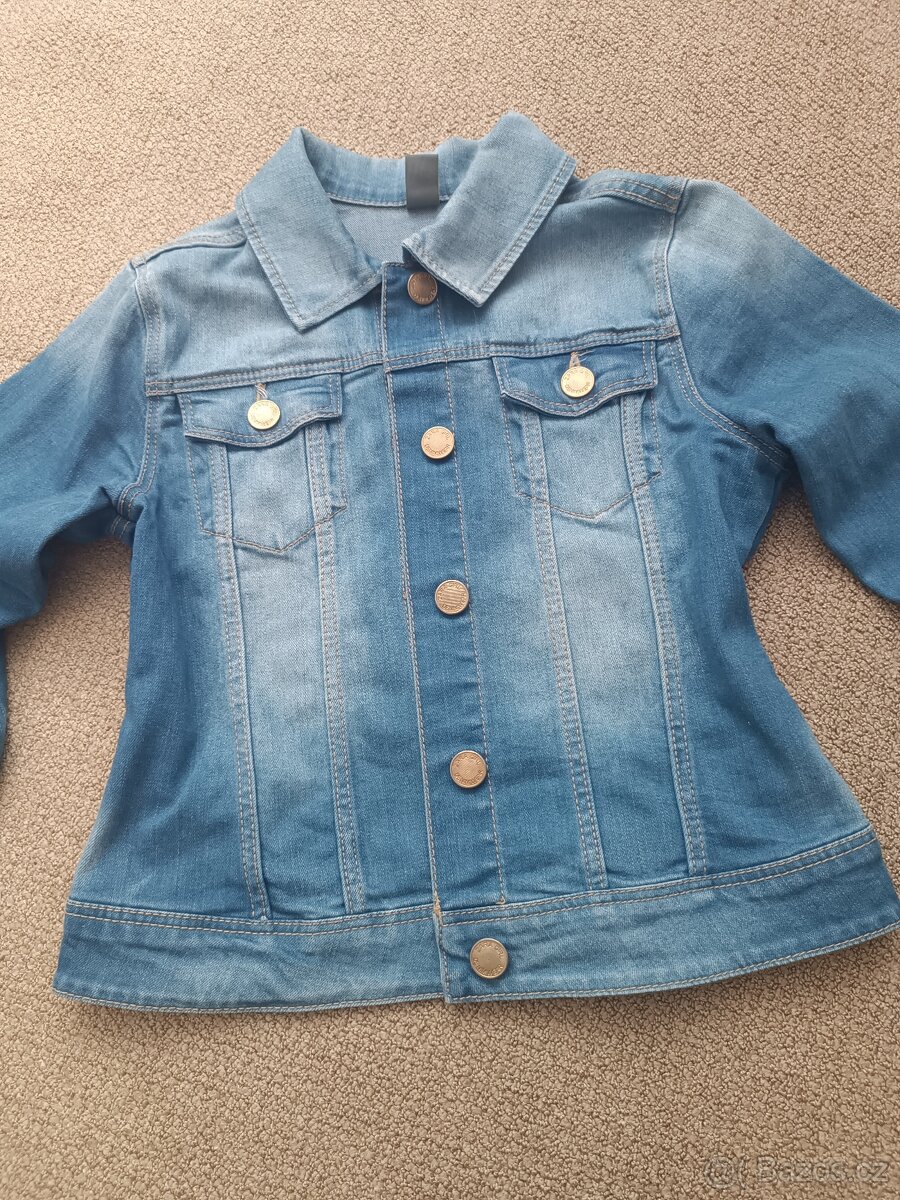 Riflová bunda vel. 152 Zara