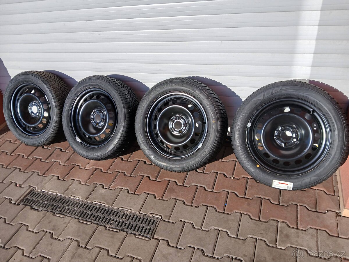 FIAT TIPO NOVÉ ORIGINÁLNÍ DISKY R16 S NOVÝMI PNEU FALKEN 205