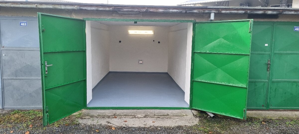 Pronájem Garáže 18 m2 Pardubice – Poděbradská.