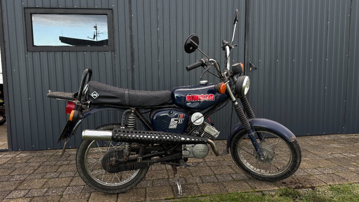 Simson S51 Enduro, plně funkční,platné doklady i STK.